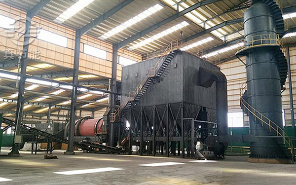 紅薯渣烘干機運行現(xiàn)場