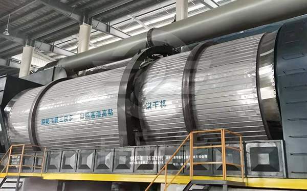 土豆渣烘干機運行現場 土豆渣烘干機運行現場