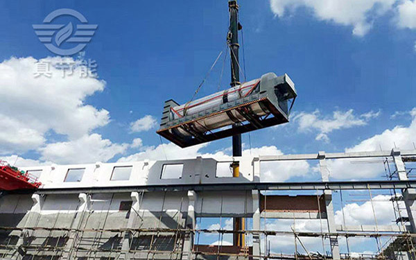 薯渣烘干機吊裝現場 薯渣烘干機吊裝現場