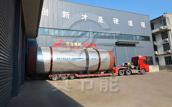 酒精渣烘干設備發貨現場